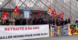 Fransa Macron'a direniyor: Louvre çalışanları eylemlere katıldı, müze ziyarete kapandı