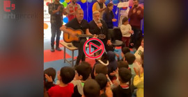 Haluk Levent ve Kahtalı Mıçê Adıyaman'da depremzede çocuklarla buluştu