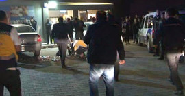 Soyguncular ile polis çatıştı