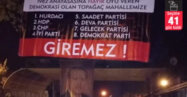 Altı parti 'Millet İttifakı ve HDP giremez' afişine suç duyurusunda bulunacak