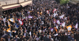 Yeşil Sol Parti'den Viranşehir'de miting gibi açılış