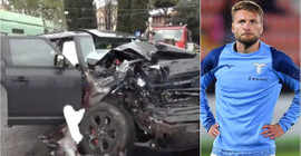 Lazio'nun kaptanı Ciro Immobile tramvaya çarptı, kaburgası çatladı