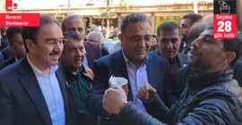 CHP’nin Diyarbakır adaylarından esnaf ziyareti: Yurttaşlar 'Cumhurbaşkanı sizin, milletvekili bizim' dedi