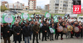 Yeşil Sol Parti Balıkesir'de ilk seçim bürosunu açtı: 'Değiştirmek için geliyoruz'
