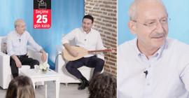 Kemal Kılıçdaroğlu, 'Karlı Kayın Ormanı' türküsüne eşlik etti