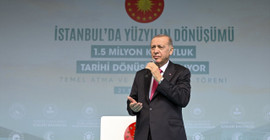 Erdoğan'dan seçim vaadi: 'Dönüşüme giren riskli evlerin maliyetinin yarısını devlet karşılayacak'