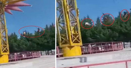 Bursa'daki lunaparkta art arda iki kaza