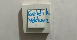 ÖHD Şube Eşbaşkanı İstekli’nin kapısına 'geldik yoktunuz' yazılaması