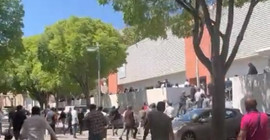 Marsilya'da Yeşil Sol Parti destekçileri ile MHP'liler arasında çatışma