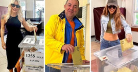 Ünlü isimler sandık başına gitti