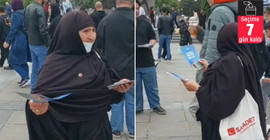 Kızılay yöneticisi, Kılıçdaroğlu broşürü dağıtan Saadet Partili kadını hedef aldı