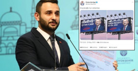 Montajlı Kılıçdaroğlu afişi paylaşan AKP'li Kertişçi yalanlandı