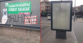 Nevşehir'deki provokatif afişler kaldırılıyor
