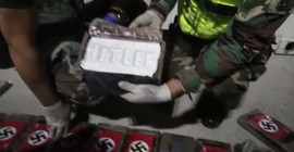 Peru polisi üzerinde Nazi sembolleri bulunan 57 kilo kokain ele geçirdi
