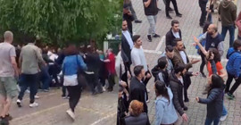 Kadıköy'de AKP'liler okul bahçesindeki seçmenleri darbetti