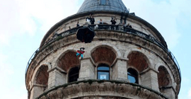 385 yıl sonra Galata’dan atladı