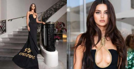 İranlı model Mahlagha Jaberi, Cannes'da giydiği kıyafetle idamları protesto etti