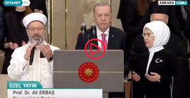 Erdoğan, göreve dua ile başladı, Nicolas Maduro da eşlik etti