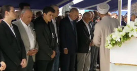 Erdoğan, Mehmet Barlas'ın cenazesine katıldı