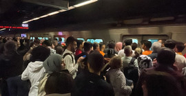 Haliç Köprüsü'nde ray çatlağı tespit edildi, metro seferlerinde aksama yaşanıyor