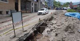 Doğalgaz kazısında Roma dönemi yolu bulundu