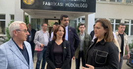 CHP Grup Başkanvekili Köksal MKE fabrikasını ziyaret etti: