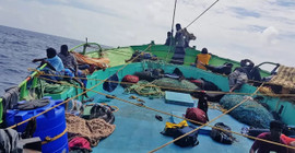 İngiliz Hint Okyanusu Bölgesi'nde ilk: 150 göçmen askeri üs olarak kullanılan adaya sığındı