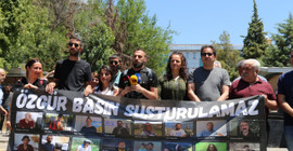 Gazeteci derneklerinden tutuklu gazetecilere destek: Özgür basın susturulamaz