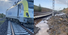 Heyelan YHT hattına zarar verdi, TCDD'den açıklama geldi: Trenlerin seyrine herhangi bir engel bulunmuyor