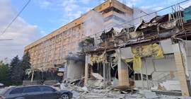 Ukrayna'da popüler pizzacıya füze saldırısı: 10 ölü, 61 yaralı