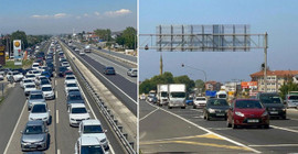 Tekirdağ'dan İstanbul yönüne araç yoğunluğu