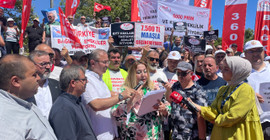 EYT'lilerden İstanbul'da eylem: Mağdur eden yasalar değiştirilene kadar buradayız