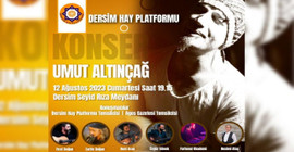 Dersim Hay Platformu'ndan konser yasağına tepki