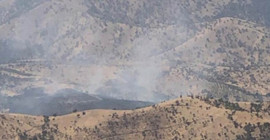 Cudi Dağı'nda çıkan yangın söndürüldü