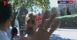 Şenyaşar ailesinin Adalet Yürüyüşü sırasında Artı TV muhabirlerine polis engeli