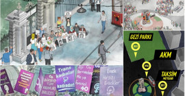 Taksim'i bir de böyle dolaşın: Dijital 'Özgürlük Turu', yasaklı protestoları gezdiriyor