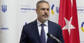 Ukrayna’yı ziyaret eden Fidan'dan Tahıl Koridoru açıklaması