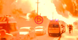 Romanya'da ruhsatsız LPG istasyonunda patlama: Bir ölü, 46 yaralı