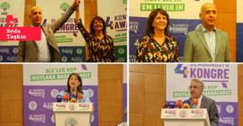 HDP'nin yeni eş genel başkanları Sultan Özcan ve Cahit Kırkazak