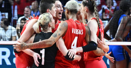 A Milli Kadın Voleybol Takımı finale yükseldi