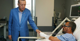 Kazadan sonra ilk fotoğraf: Erdoğan'dan deniz kazası geçiren Sabancı çiftine ziyaret