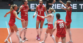 Türkiye A Milli Kadın Voleybol Takımı'ndan 5'te 5: Brezilya'yı 3-0 yendiler