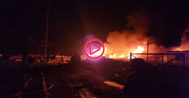 Karabağ'da benzin depolama alanında patlama: En az 20 ölü, 300 yaralı