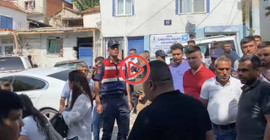 İzmir'de köylülerde kalker ocağına tepki: Şirket yetkililerini protesto ettiler