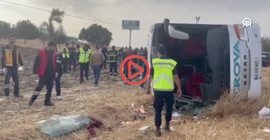 Amasya'da yolcu otobüsü devrildi: Altı kişi öldü, 35 kişi yaralandı