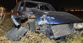Otomobille çarpışan 22 yaşındaki motokurye öldü