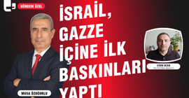 İSRAİL GAZZE İÇİNE İLK BASKINLARI YAPTI