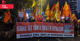 İsrail Konsolosluğu önünde meslek örgütleri ve siyasi örgütler birleşti: Boykot çağrısı