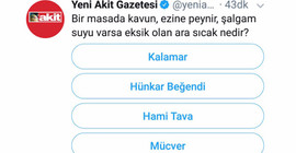 Yanıt 'rakı' çıkınca anketi kaldırdı