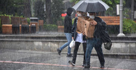 Meteoroloji'den sağanak uyarısı (31 Aralık Pazar hava durumu)
